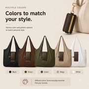 Galaxo foldaway tote folded down to keychain size