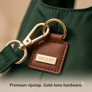 Galaxo Keychain Tote clipped to a set of keys